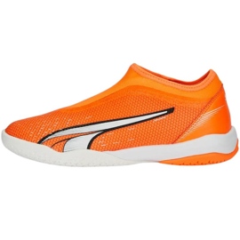 Puma Ultra Match Ll It + Mid Jr 107232 01 tenisice za nogomet narančasta narančaste i crvene
