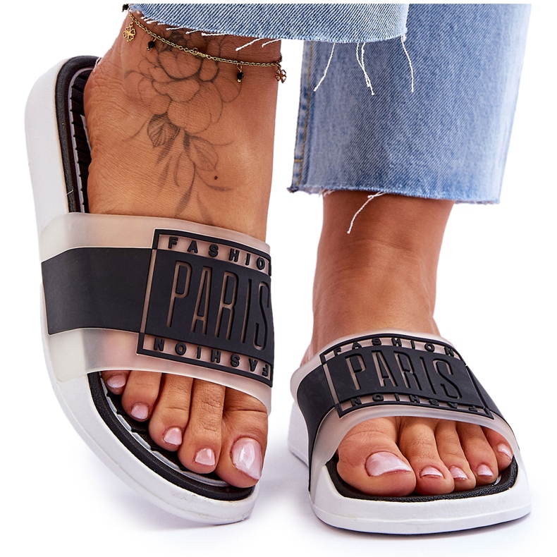 Ženske sportske papuče Black Sunrise crno