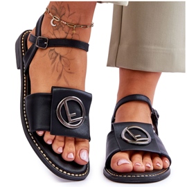 Ženske klasične sandale S.Barski KV-2775-45 crne crna