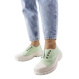 Walton zelene elastične tenisice zelena