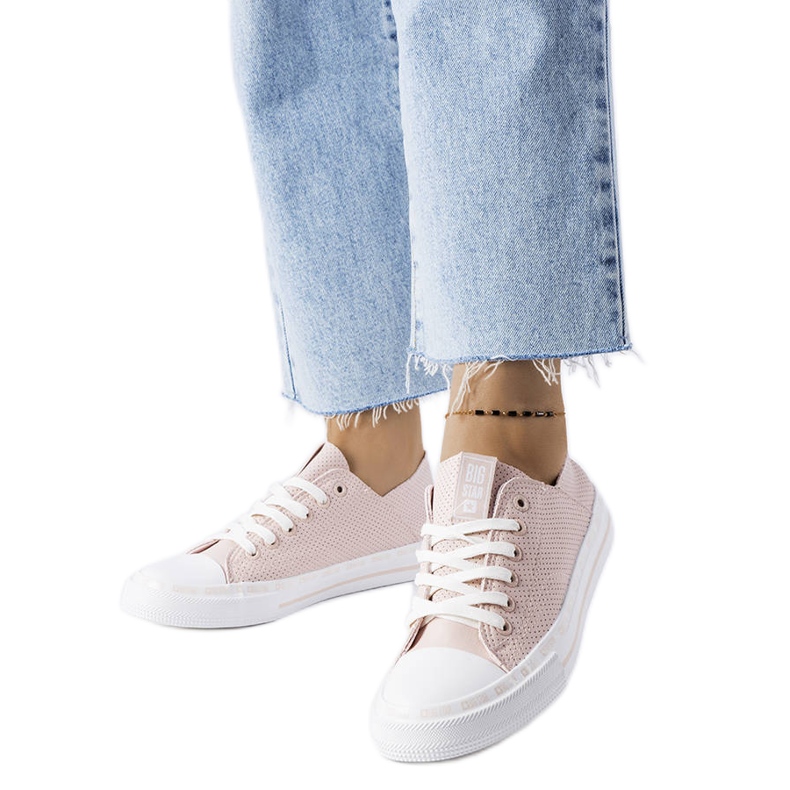 Bež ažur tenisice Big Star LL274015