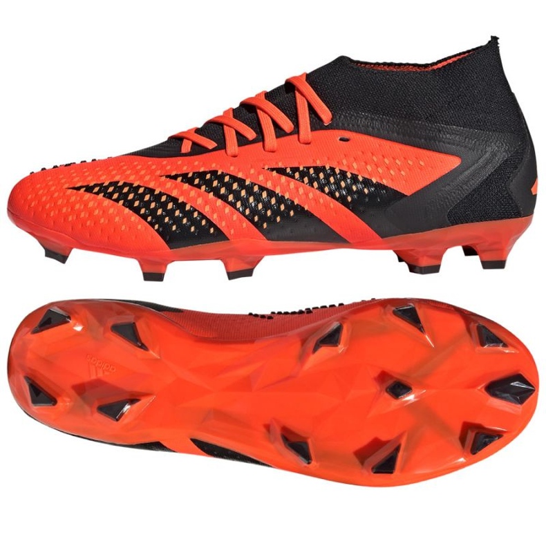 Adidas Predator Accuracy.2 Fg M GW4587 tenisice za nogomet naranča naranče i crvene