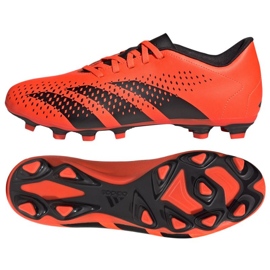 Adidas Predator Accuracy.4 Fg M GW4603 tenisice za nogomet narančasta narančaste i crvene