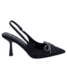 Hannah crne cipele s otvorenom petom crna