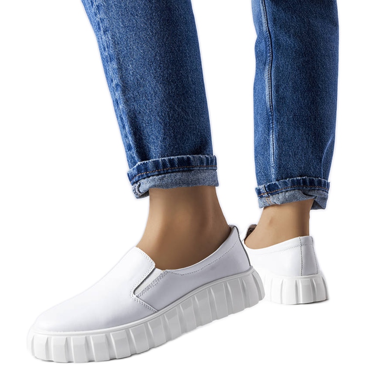 Bijele cipele LS5379 Bijele bijela