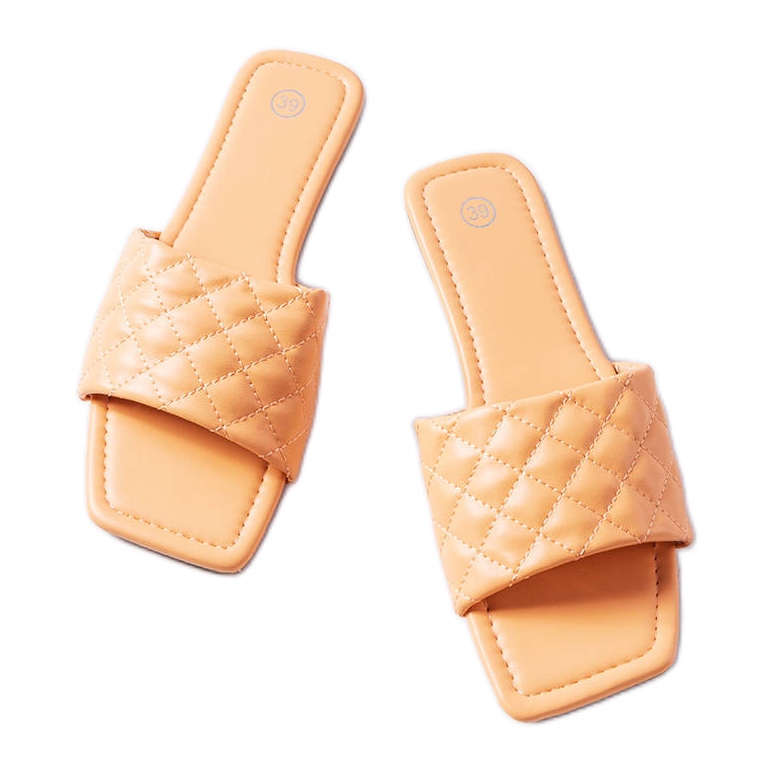 Narančaste prošivene papuče iz Labrie