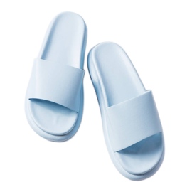 BM Paquette plave papuče na platformu plava