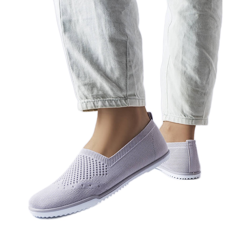 Sive slip-on tenisice iz Mazureta siva