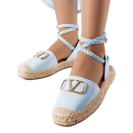Plave espadrile na vezanje od Parent plava