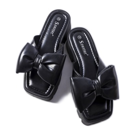 Seastar Crne patike s traktorskim potplatom iz Bosséa crna