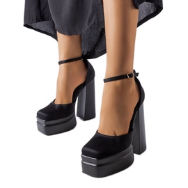 BM Crne cipele s visokom petom iz Romines crno