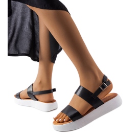 BM Crne sandale s platformom iz Isaaca crna