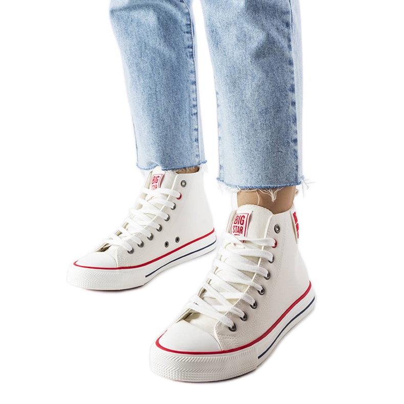 Bijele gležnjače Big Star JJ274132 bijela