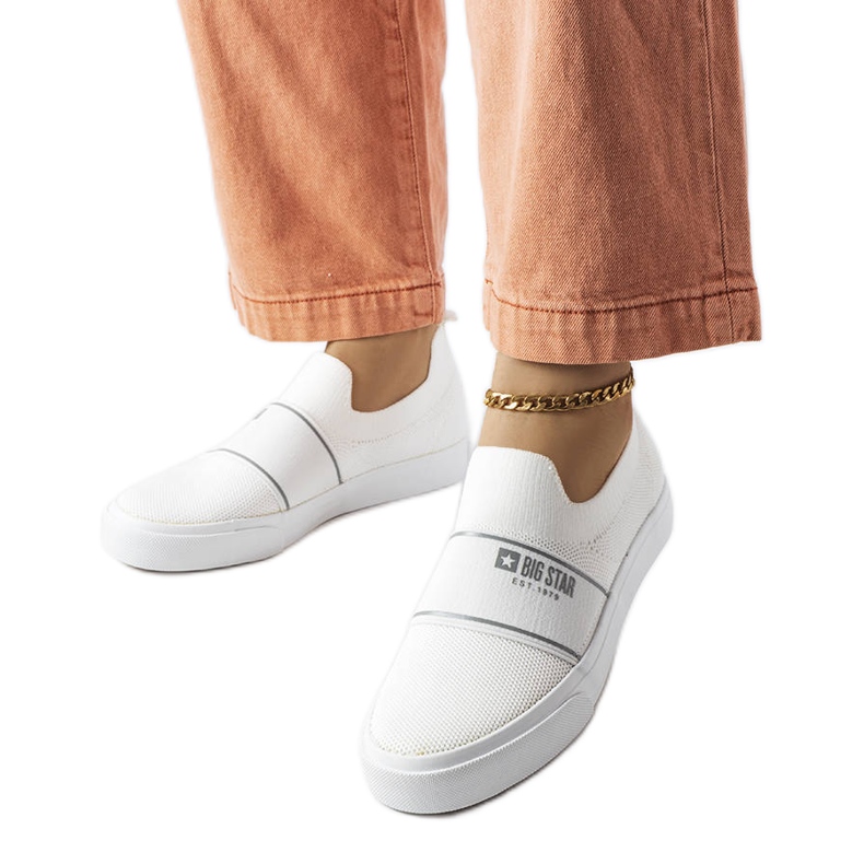 Big Star ženske bijele tenisice JJ274092 bijela