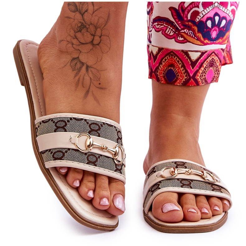 Klasične ravne potpetice bež Marlene