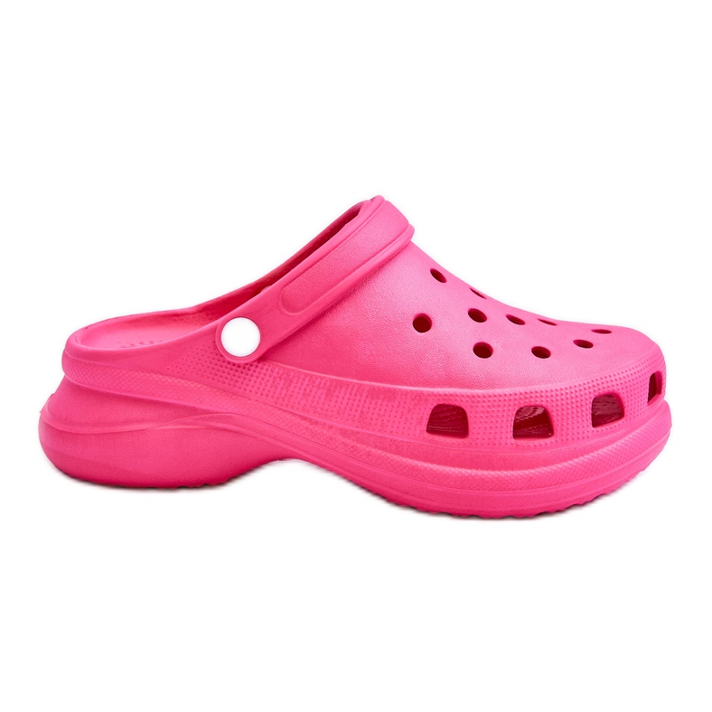 PG2 Pjenaste Crocs sandale na debelom potplatu tamnoružičaste Katniss ružičasta