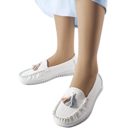 Maryville bijele kožne natikače bijela