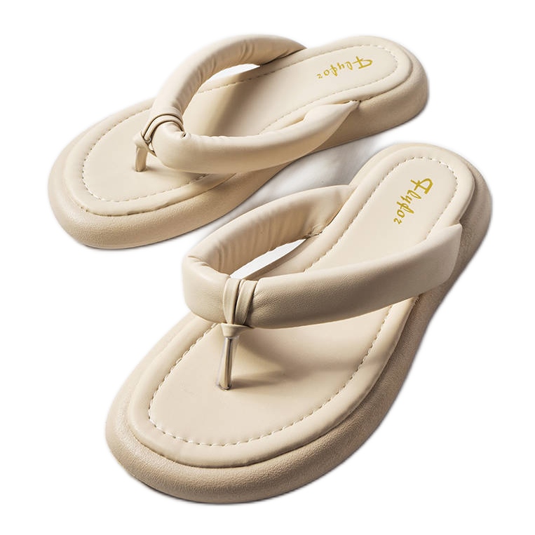 Bež zdepaste sandale iz Smithfielda