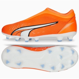Puma Ultra Match Ll FG/AG 107229 01 tenisice za nogomet narančasta narančaste i crvene