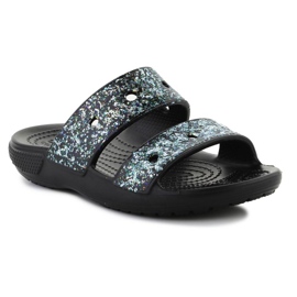 Crocs Classic Glitter sandale 207788-0C4 japanke crna