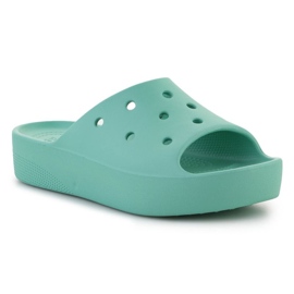 Crocs Classic Platform Slide W 208180-3UG zelena