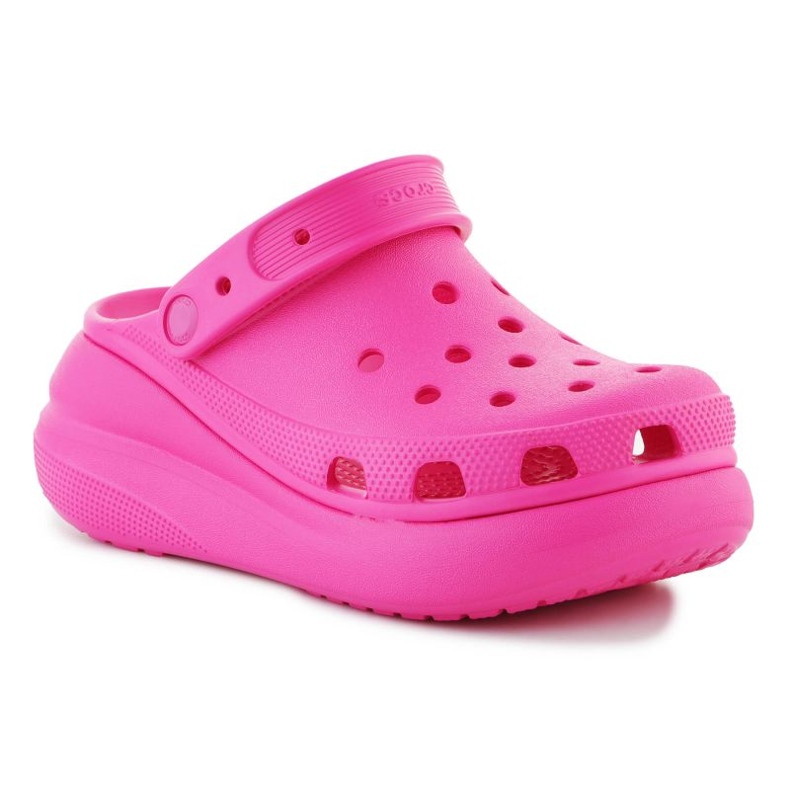 Crocs Classic Crush klompe W 207521-6UB ružičasta