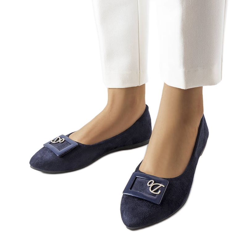 Mornarske balerinke sa kamenčićima iz Fleminga plava