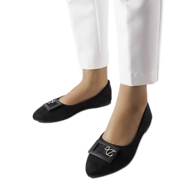 BM Crne balerinke ukrašene kamenčićima iz Fleminga crna