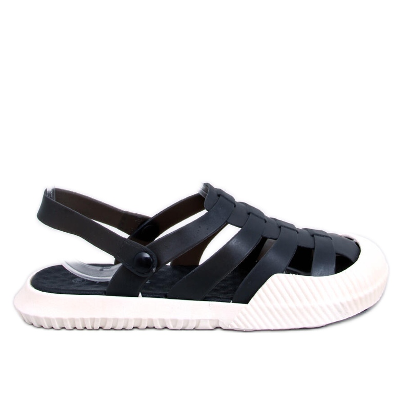 Ženske gumene sandale Sammy Black crno