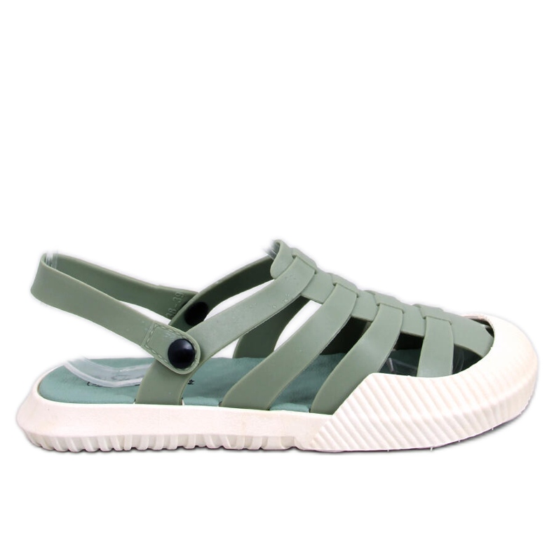 Sammy Green ženske gumene sandale zelena