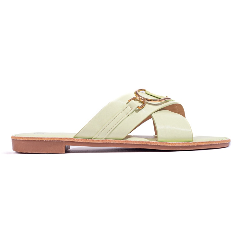 Ženske zelene papuče Shelovet zelena