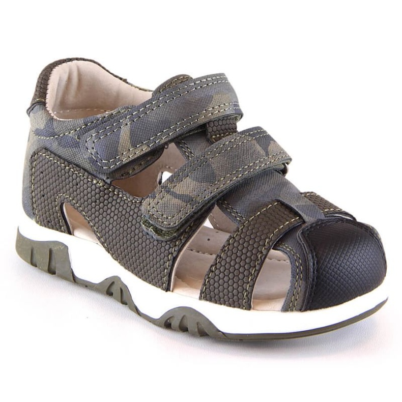 Camo sandale na čičak News Jr 5909 kaki zelena