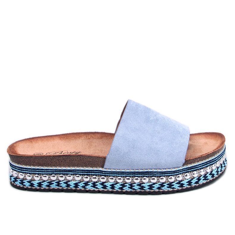 BM Donnie Blue ukrašene sandale plava