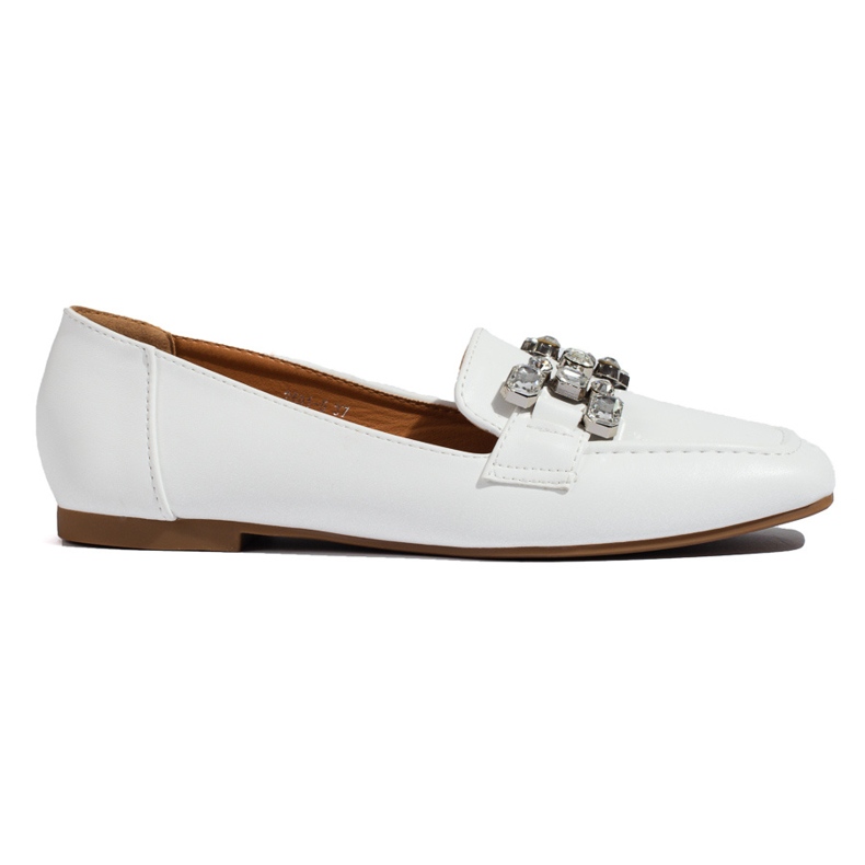 Ženske bijele natikače sa Shelovet ukrasom bijela