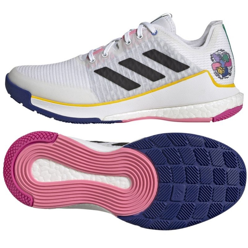 Adidas cipele CrazyFlight W HP3340 bijela bijela