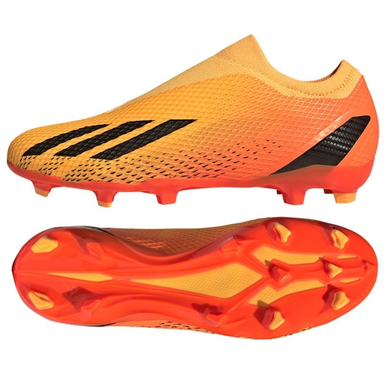 Adidas X Speedportal.3 Ll Fg M GZ5067 tenisice za nogomet naranča naranče i crvene