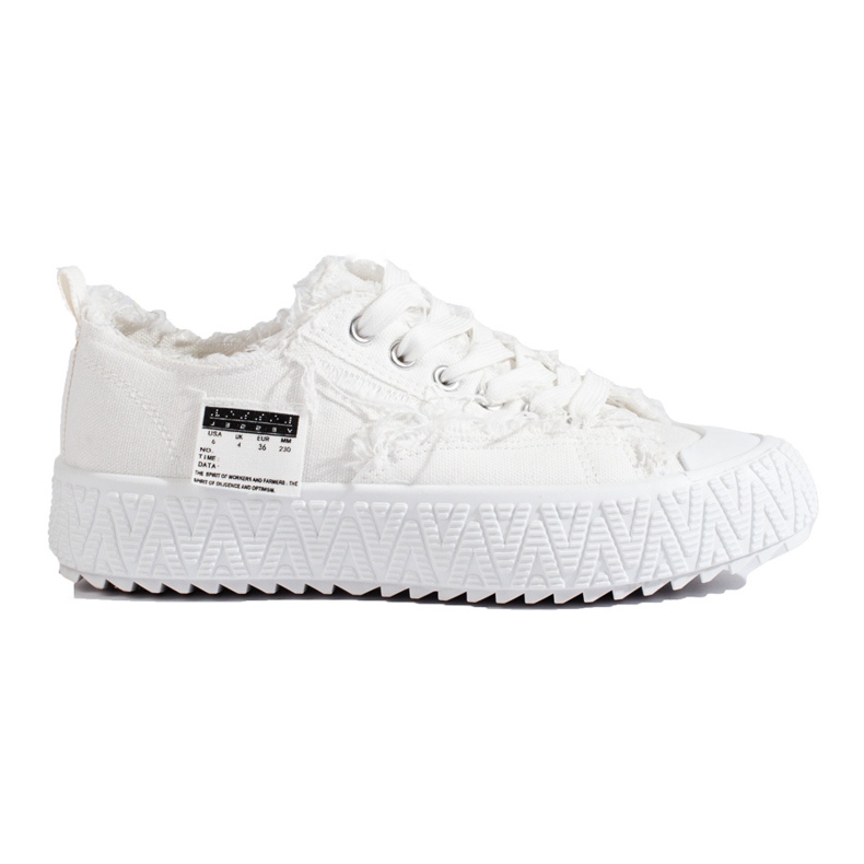 Shelovet bijele platform tenisice bijela