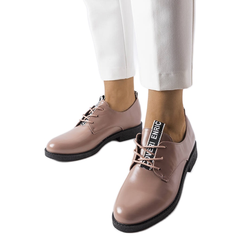 Edmonton ružičaste cipele na vezanje ružičasta