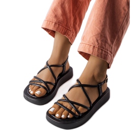 Crne sandale s platformom marke Brunelle crna