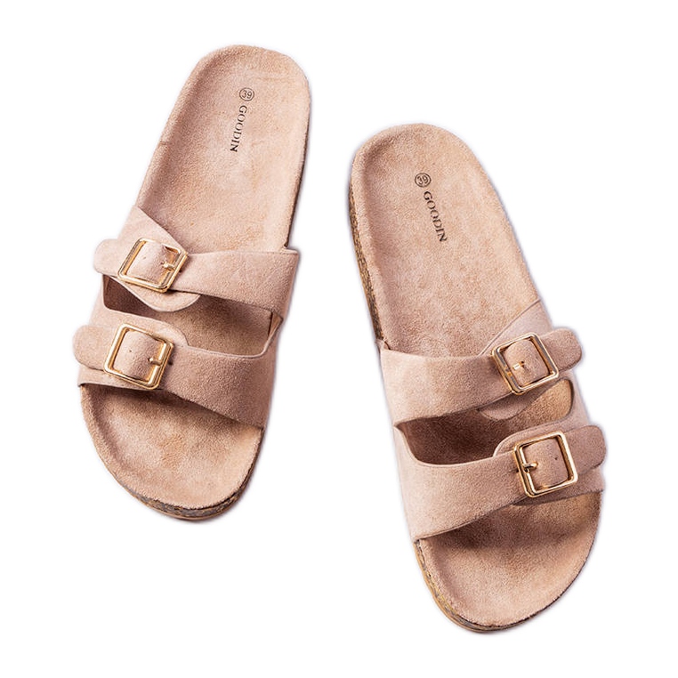 Goodin Bež tobogani s plutenim potplatima iz Cincinne