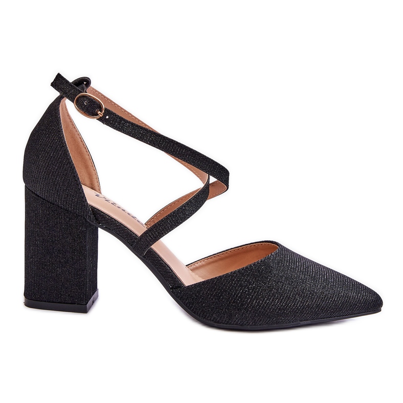 WS1 Moderne svjetlucave cipele na crnu Galaxy petu crno