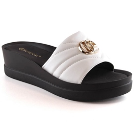 Papuče na klin Potocki W YQ21001 WOL159C bijela