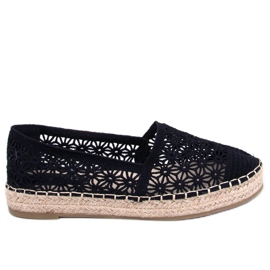 Ažurirane espadrile od Terian Black crno