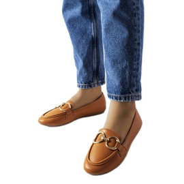 Ženske smeđe mokasinke Couturier smeđa