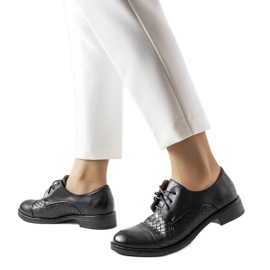 Bež brogovi LS5379 Taupe crna