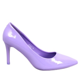 Charlotte Purple lakirane stiletto cipele ljubičasta