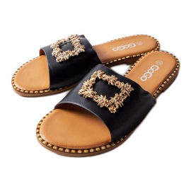 Miriamine crne ukrašene japanke crna