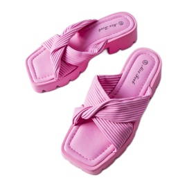 Inna Dubé ružičaste natikače za traktorski potplat ružičasta