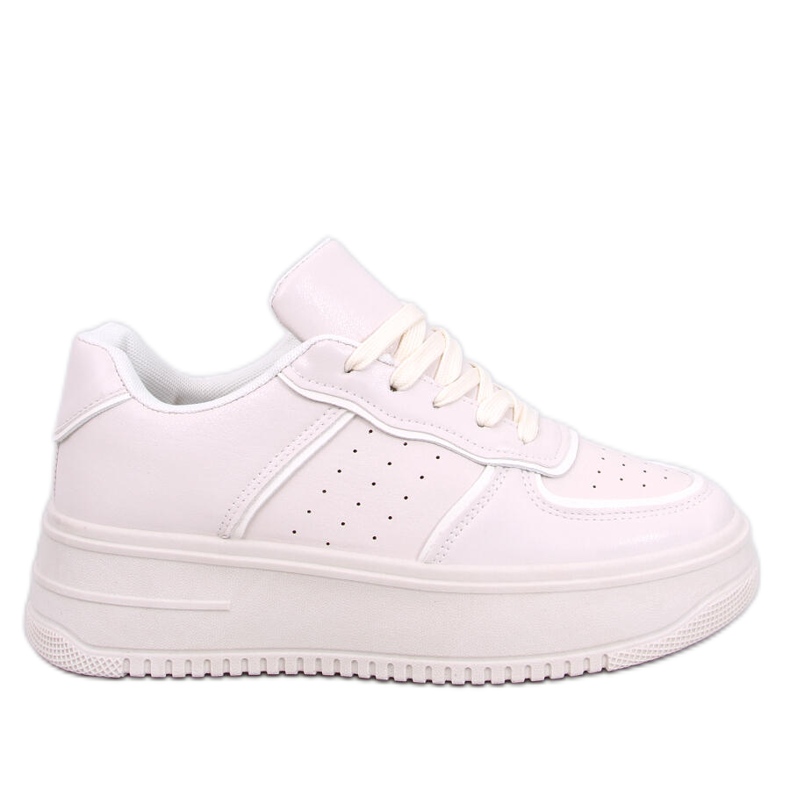 Secada Beige tenisice s visokim potplatom bež