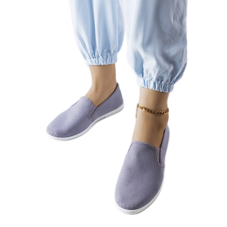 Inna Quincy sive tkanine tenisice siva